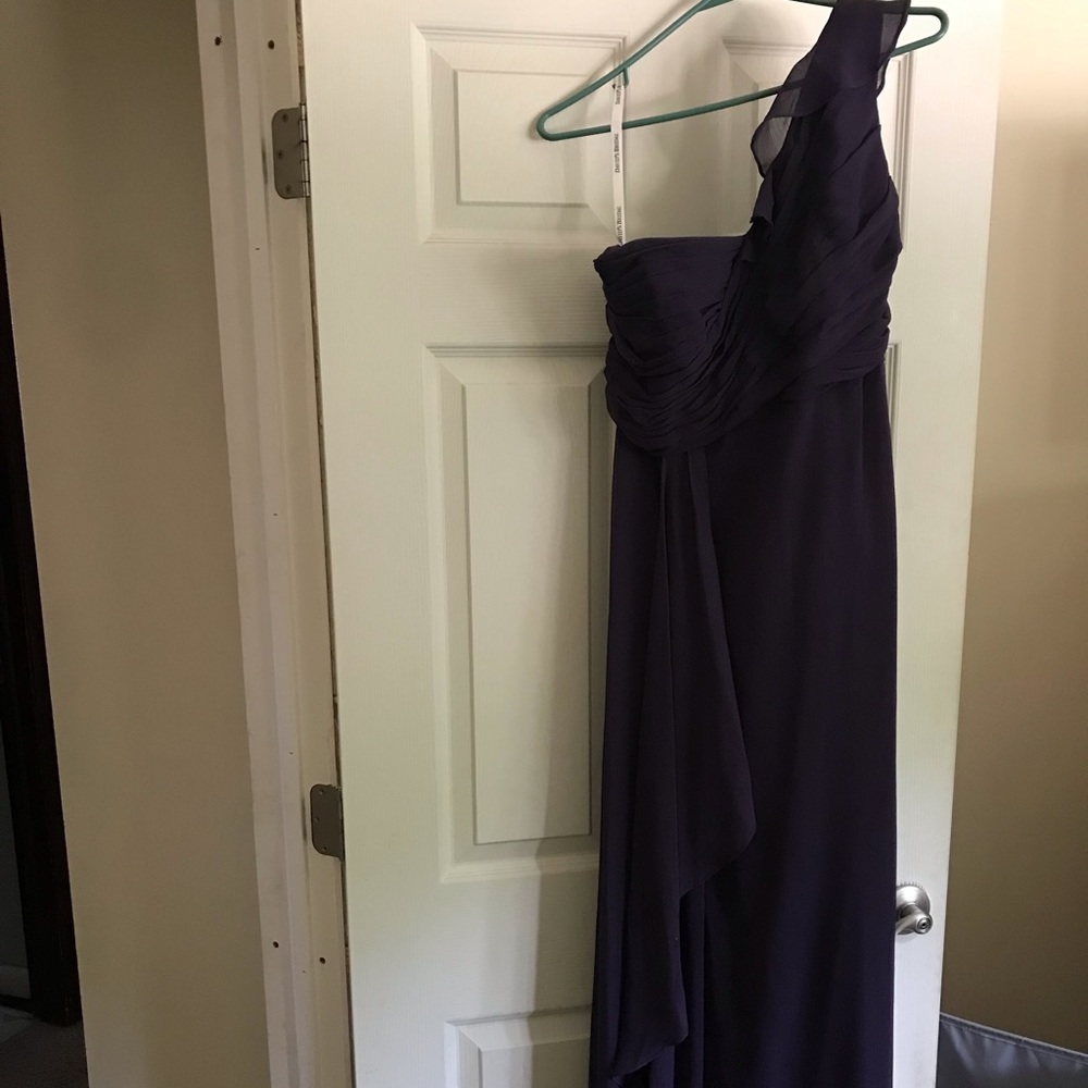 Plum bridesmaids dress
